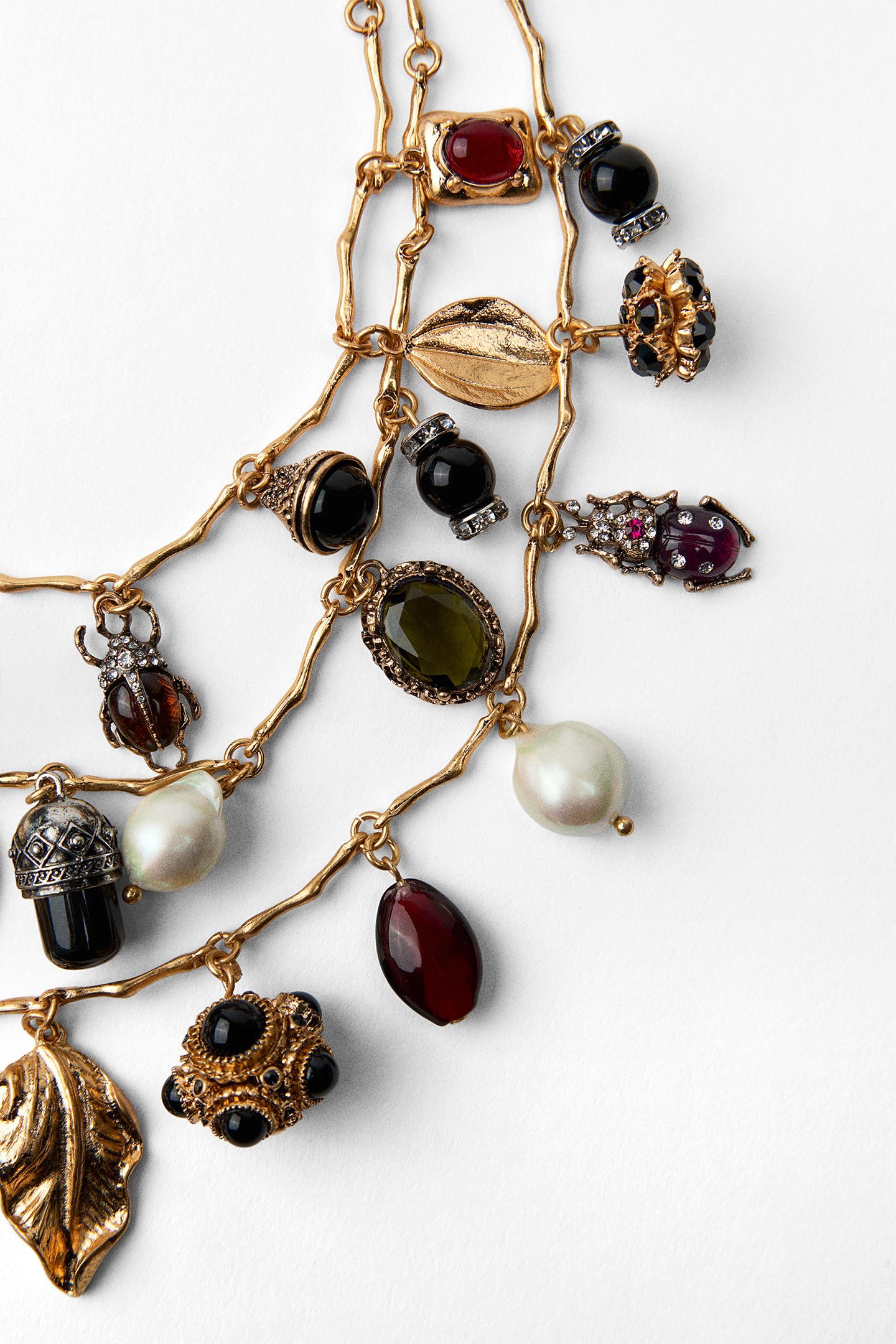 Three-Pack Multi Gemstone Necklace Set