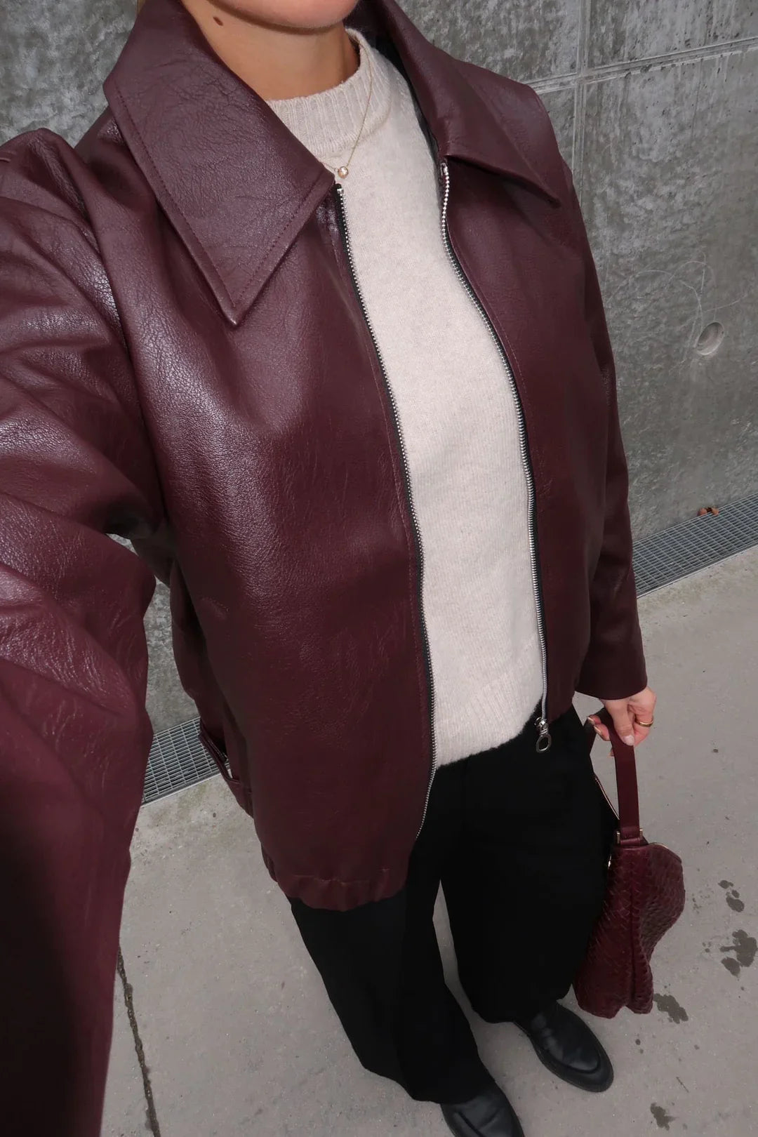 Emmy Jacket - Burgundy