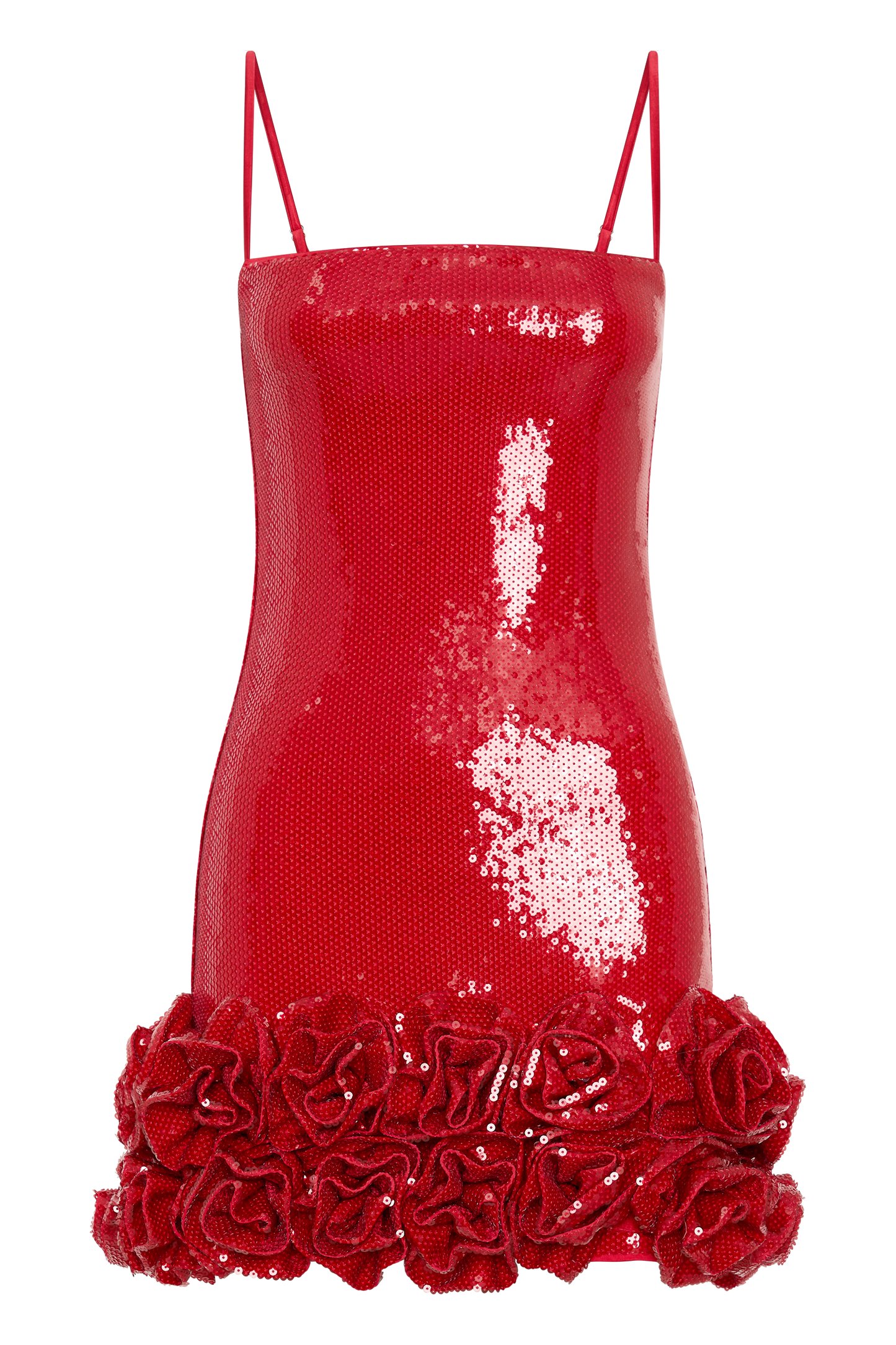 Sandra Sequin Flower Cami Mini Dress