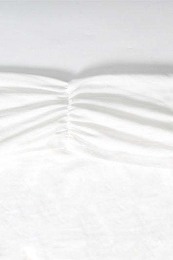 Off Shoulder Ruched Long Sleeve Maxi Dress