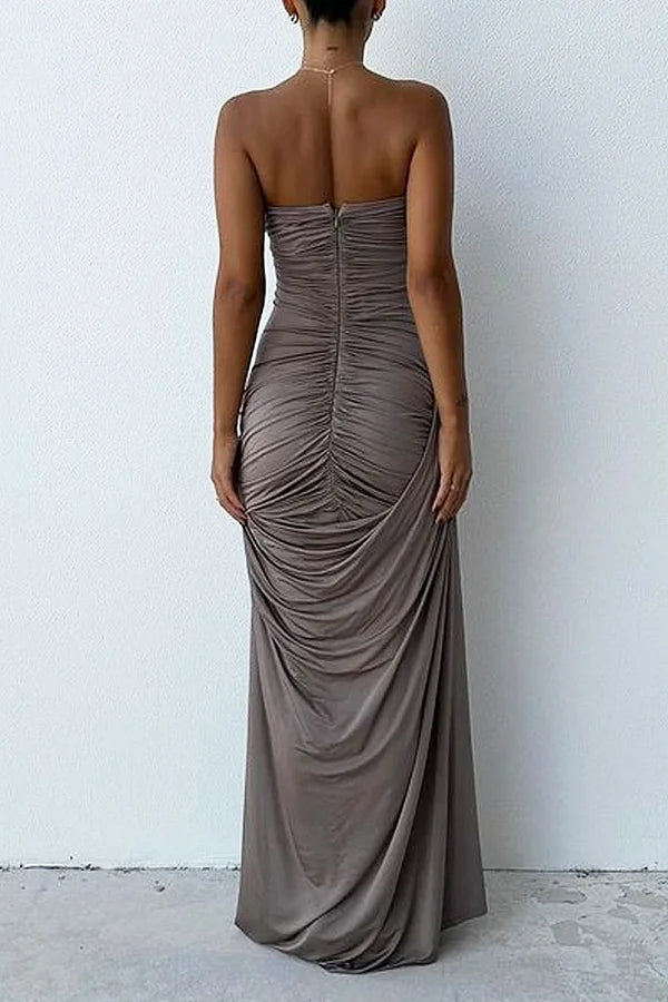 Elegant Strapless Dress
