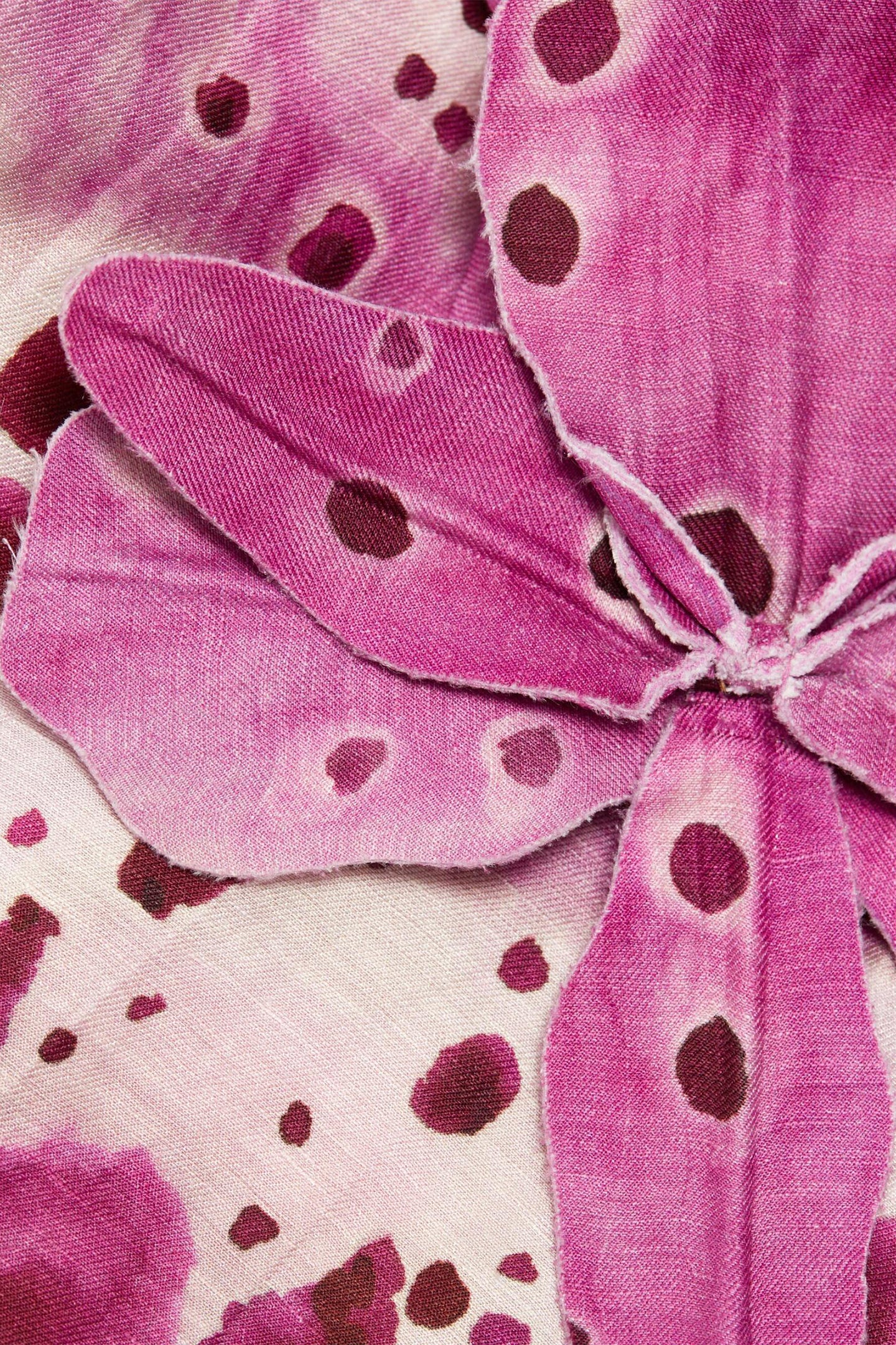 Veronica Floral Applique Halter Mini Dress