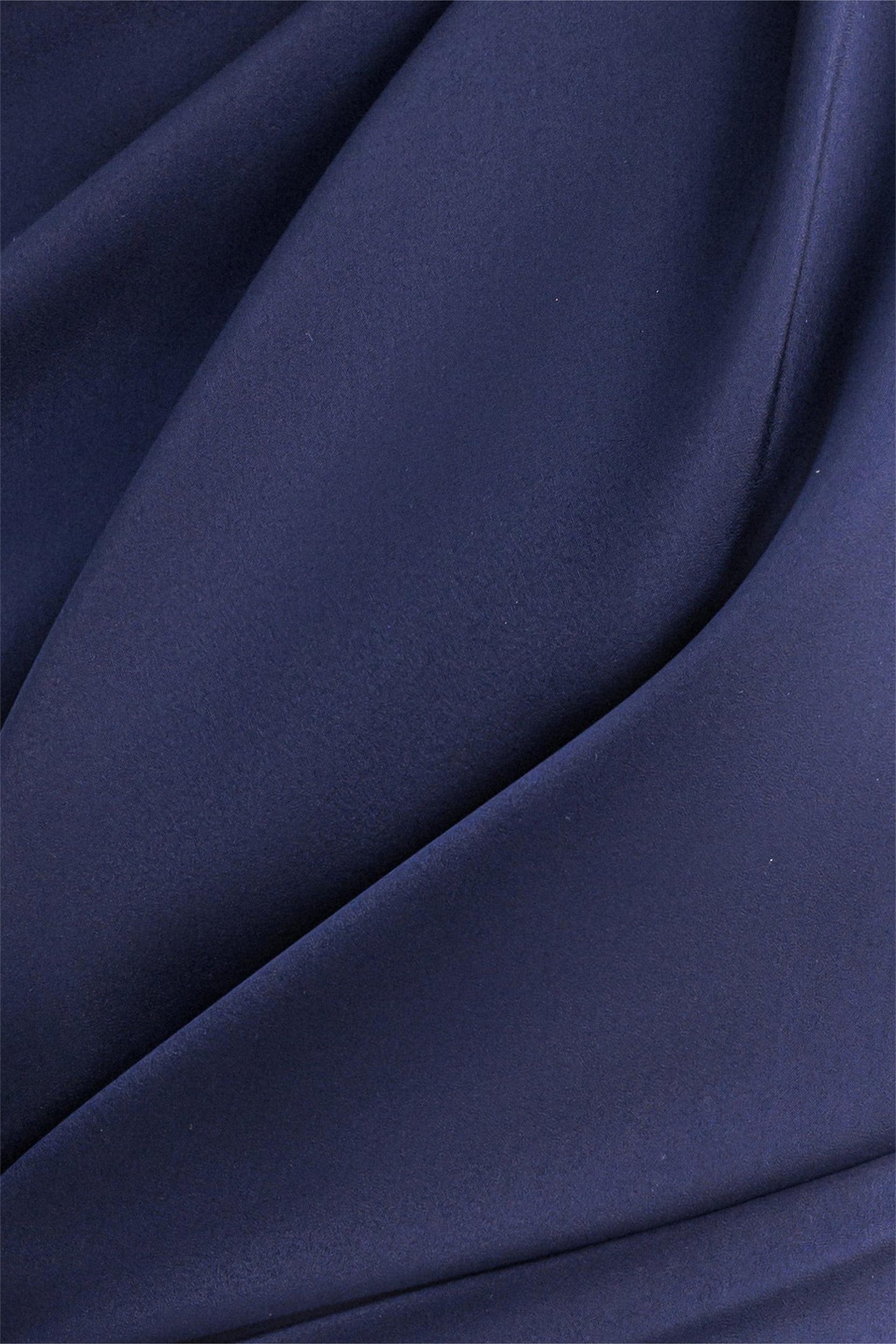 Satin Gathering Ruffle Maxi Dress