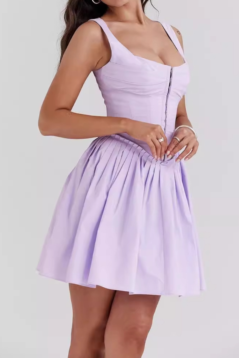 Betsy Corset Ruffle Cami Mini Dress