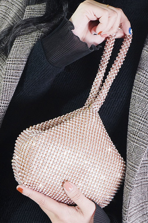 Full Rhinestones Bling Evening Clutch Handbag