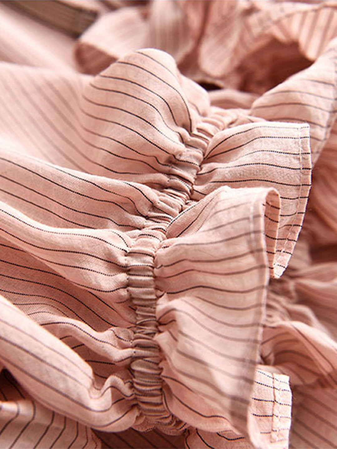 Bella Elegant Bow Tie Striped Shirt Top