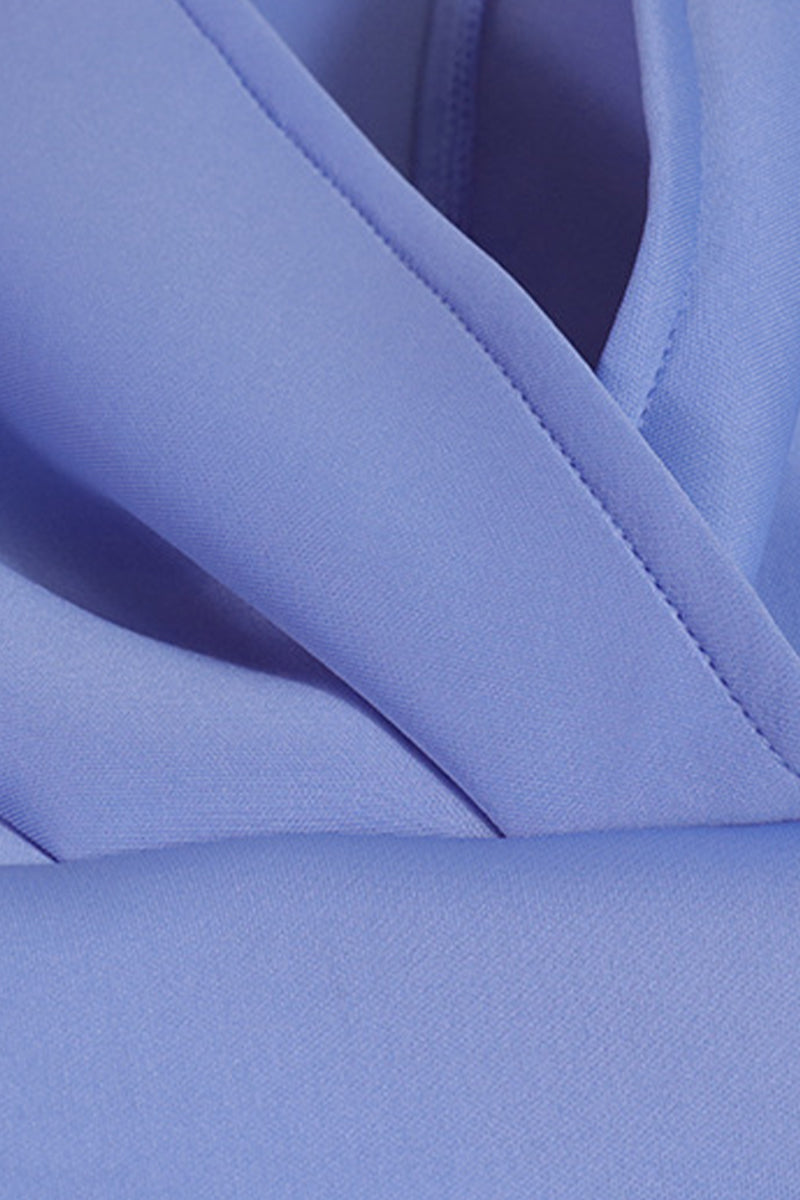 Elegant Solid V Neck One Step Skirt Dresses(2 Colors)