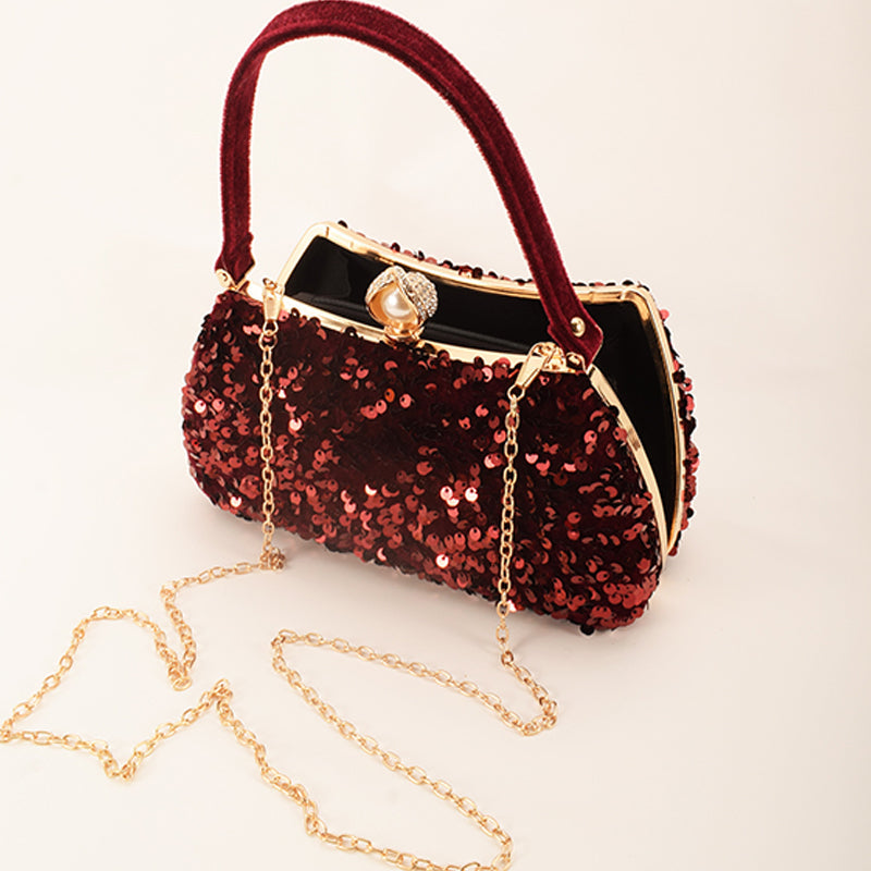 Formal Patchwork Sequins Bags(5 Colors)