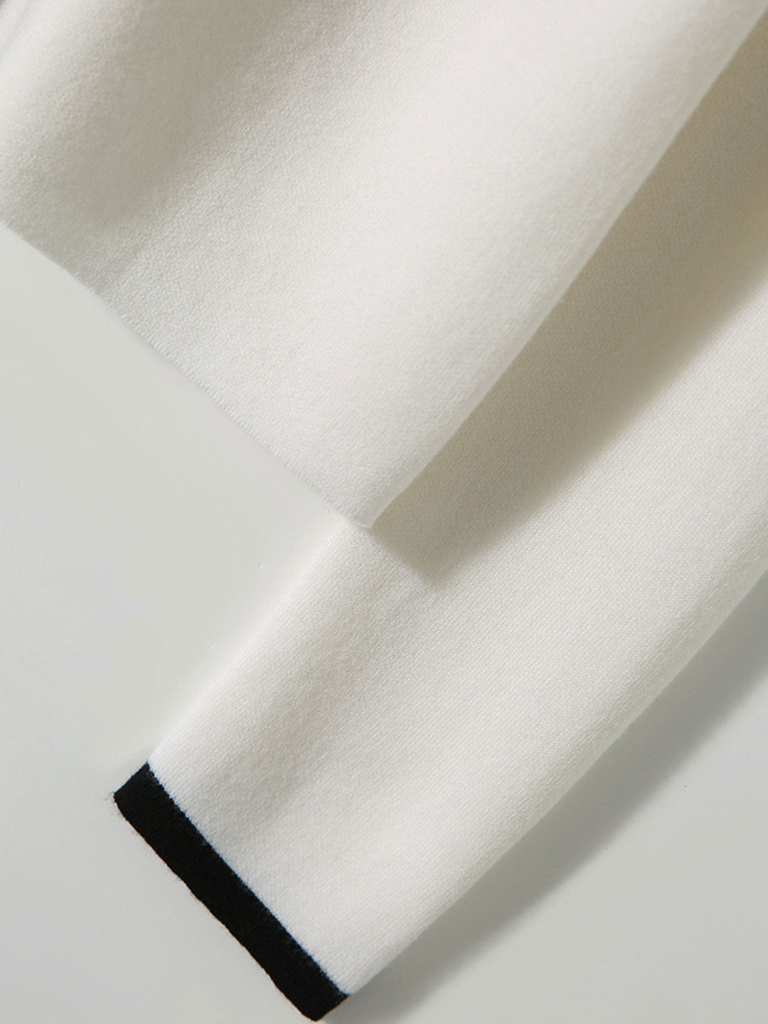 Grace Elegant French Style Doll Neck Contrast Color Cardigan