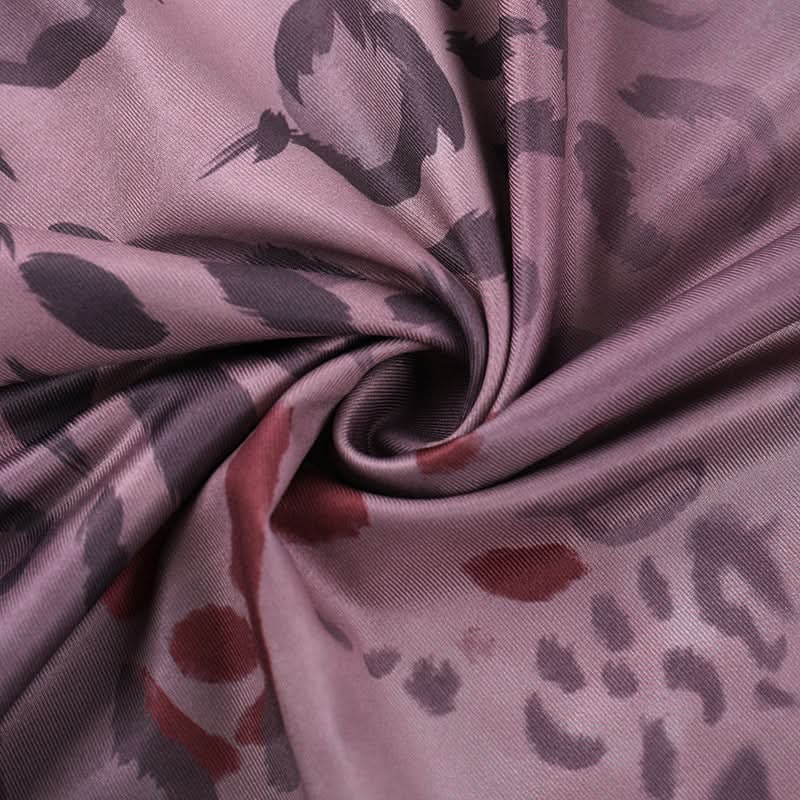 Leopard print v neck backless cami maxi dress