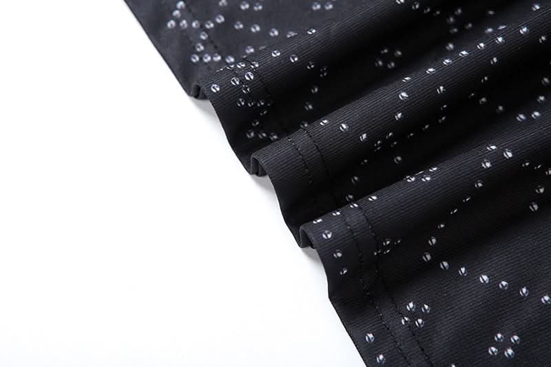 Halter hollow out high slit print cut out maxi dress