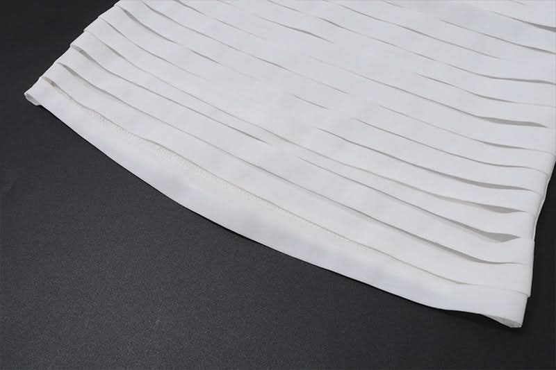 Flower applique halter hollow out cut out top