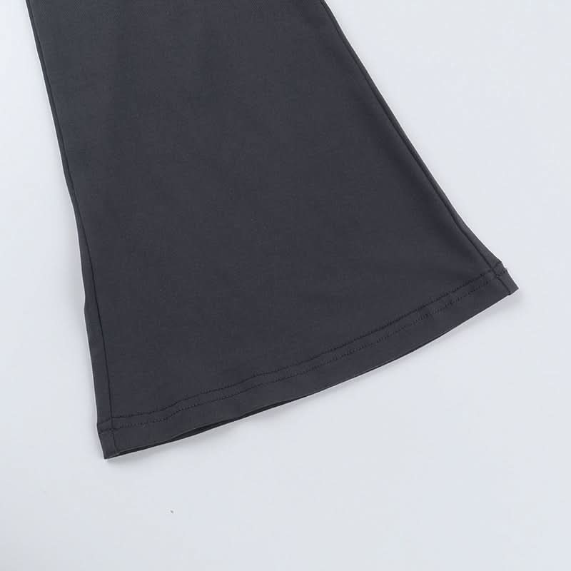 Irregular hollow out one shoulder solid jumpsuit