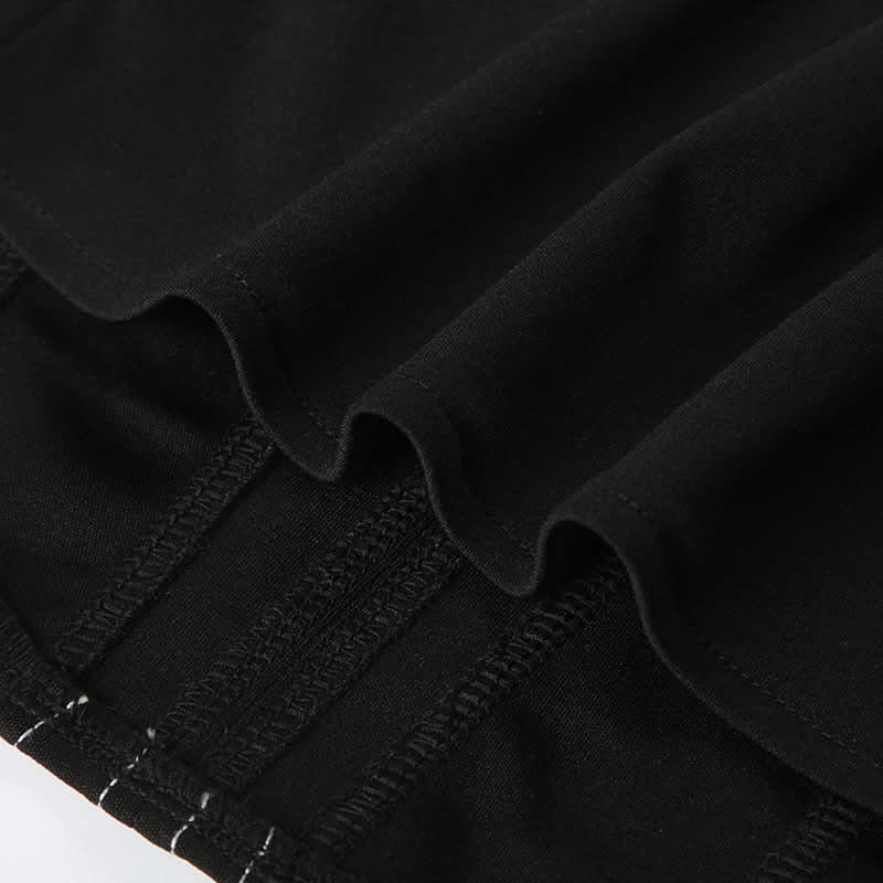 Corset irregular backless buckle tube top