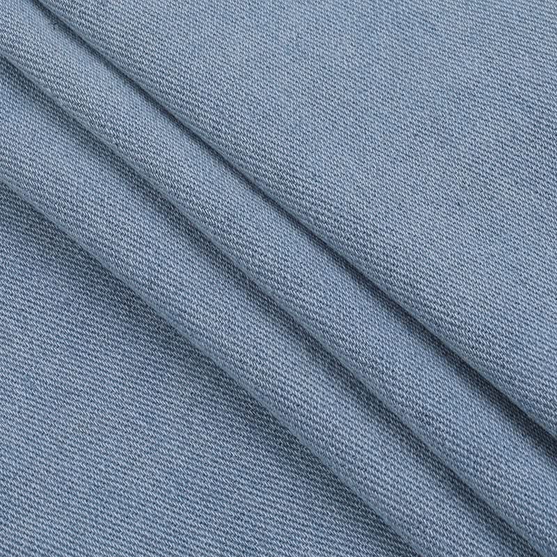 Raw hem button pocket denim mini skirt