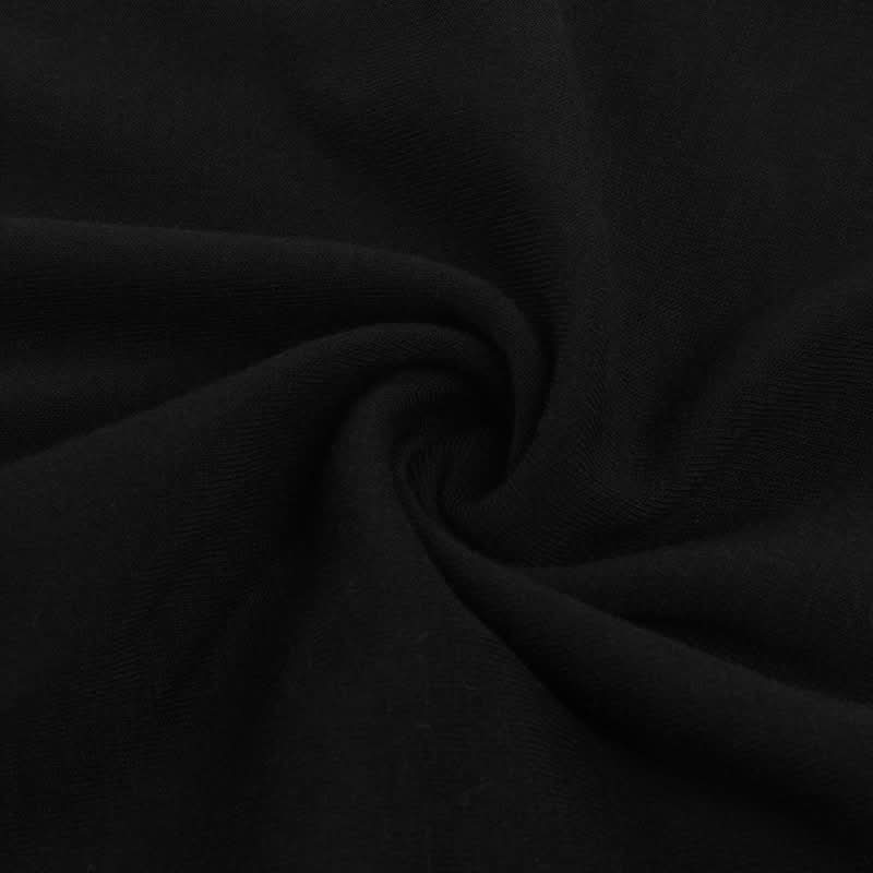 U neck letter pattern backless cami pant set