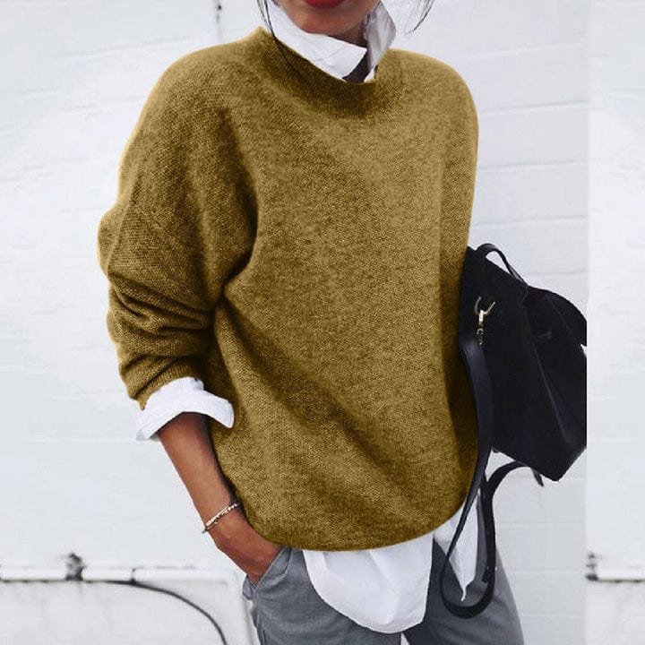 | Women's Soft Round Neck Pullover Sweater