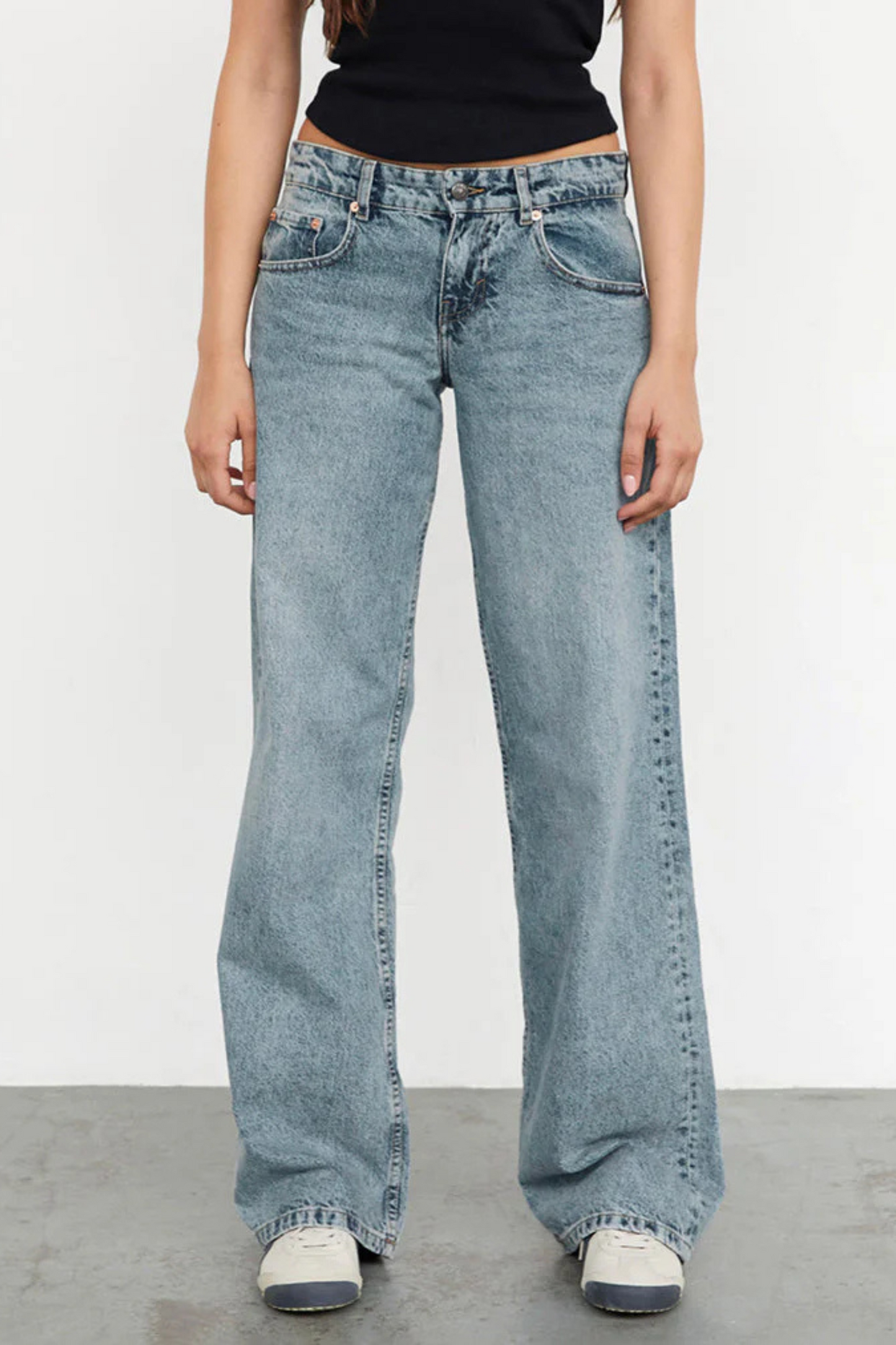 Low Rise Jeans Vintage Blue