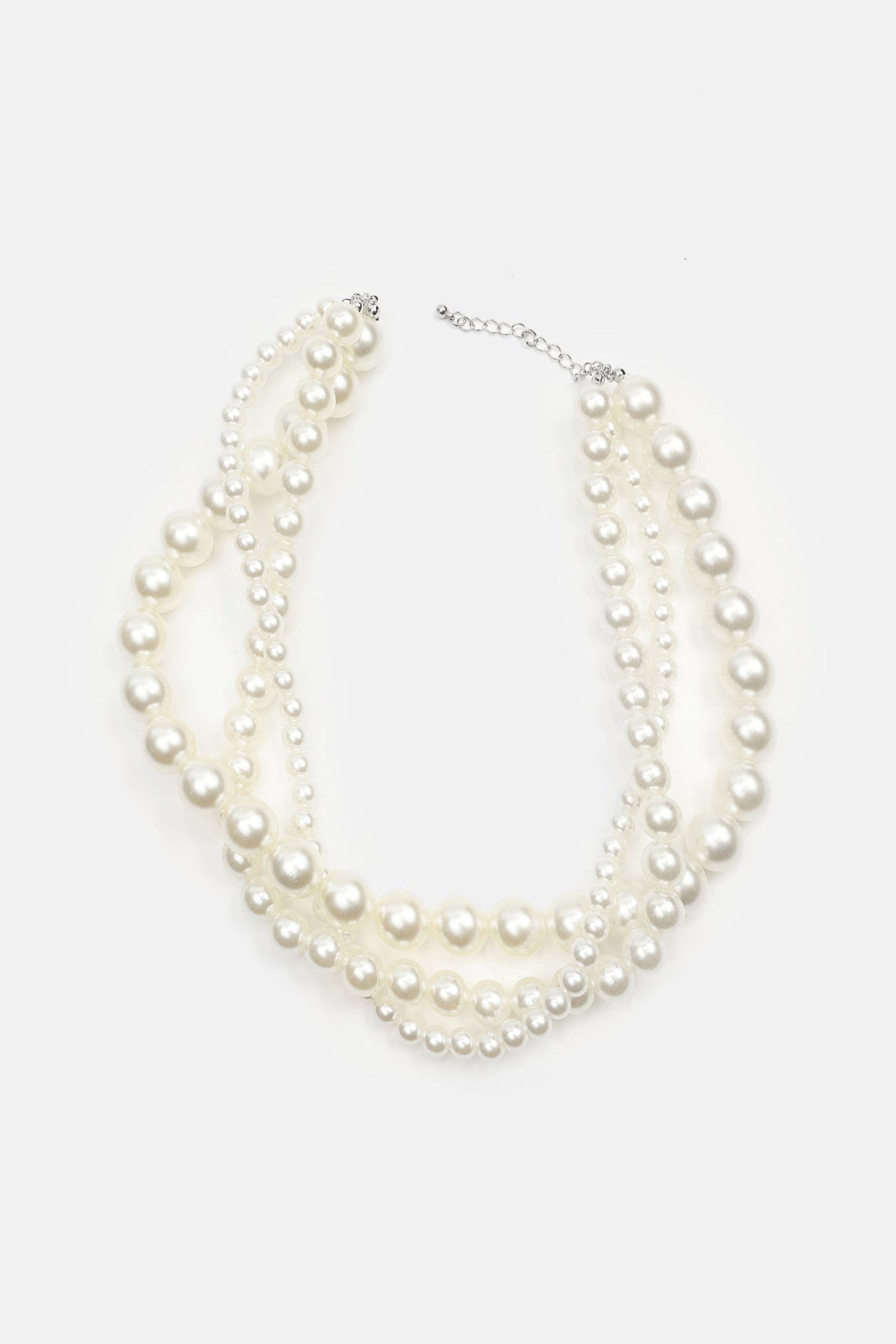 Faux Pearl Wrap Choker