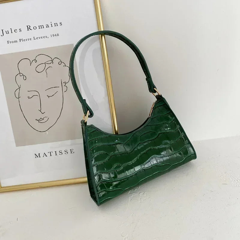 Patent Leather Versatile Fashion Shoulder Bag