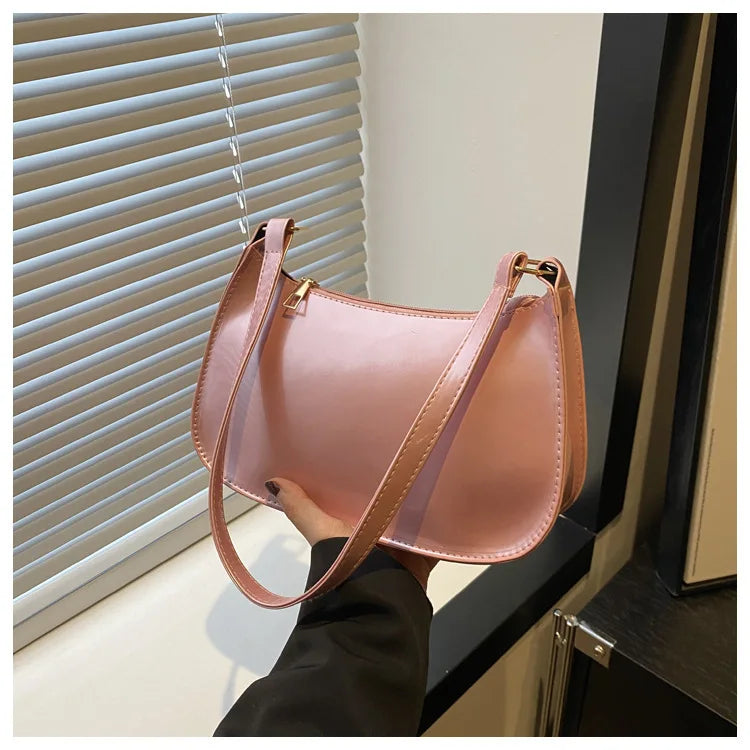 Patent Leather Versatile Fashion Shoulder Bag