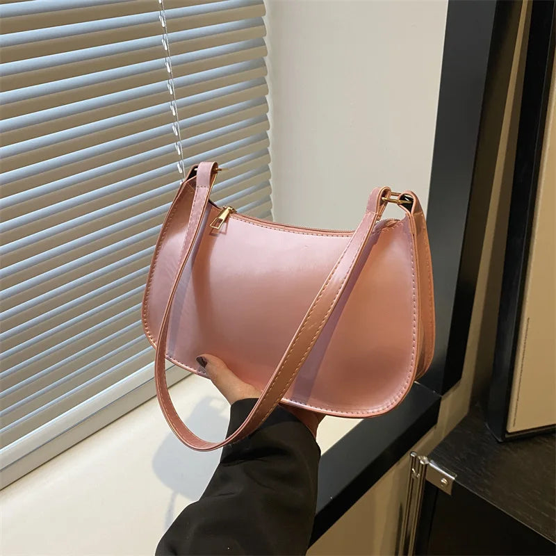 Patent Leather Versatile Fashion Shoulder Bag