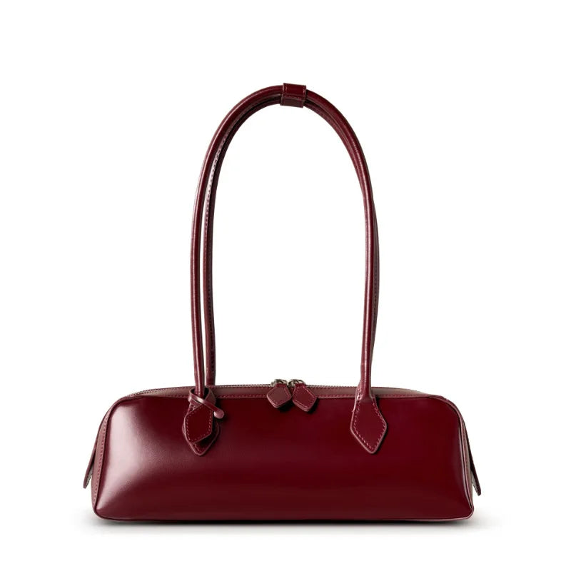Genuine Leather Women's Shoulder Wristlet