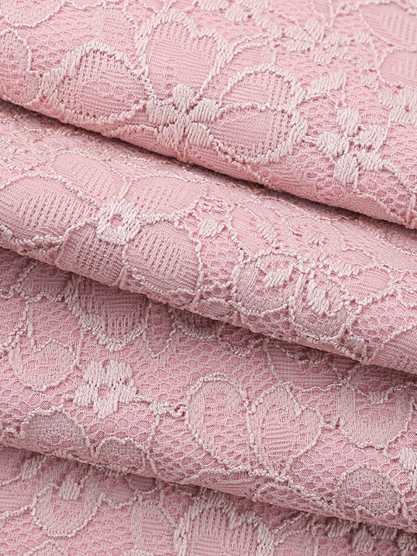 Pink Fairycore Lace Jumpsuit For Women - Tie Front Flare Leg Romper - Summer Romantic Date Night Party Wear 2026