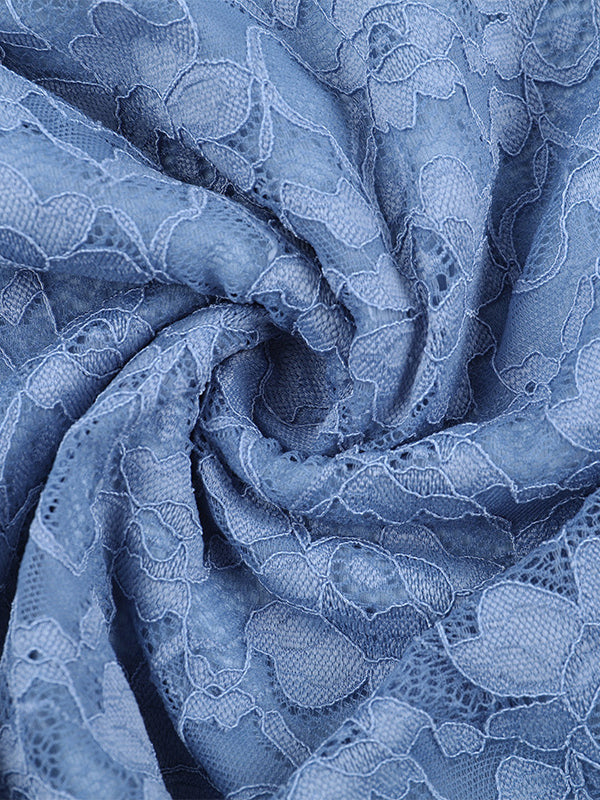 Faux Fur Trim Lace Mini Dress For Women - Dusty Blue Sexy Ruched Long Sleeve Bodycon - Spring Wedding Guest Party Dress 2026