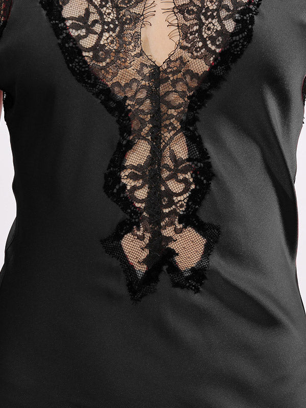 Romantic Black Chiffon Gown For Special Events