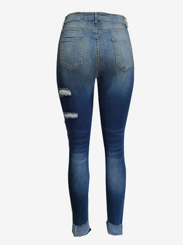 Jeans Women's Bottoms Charming Casual Street Wear Jeans