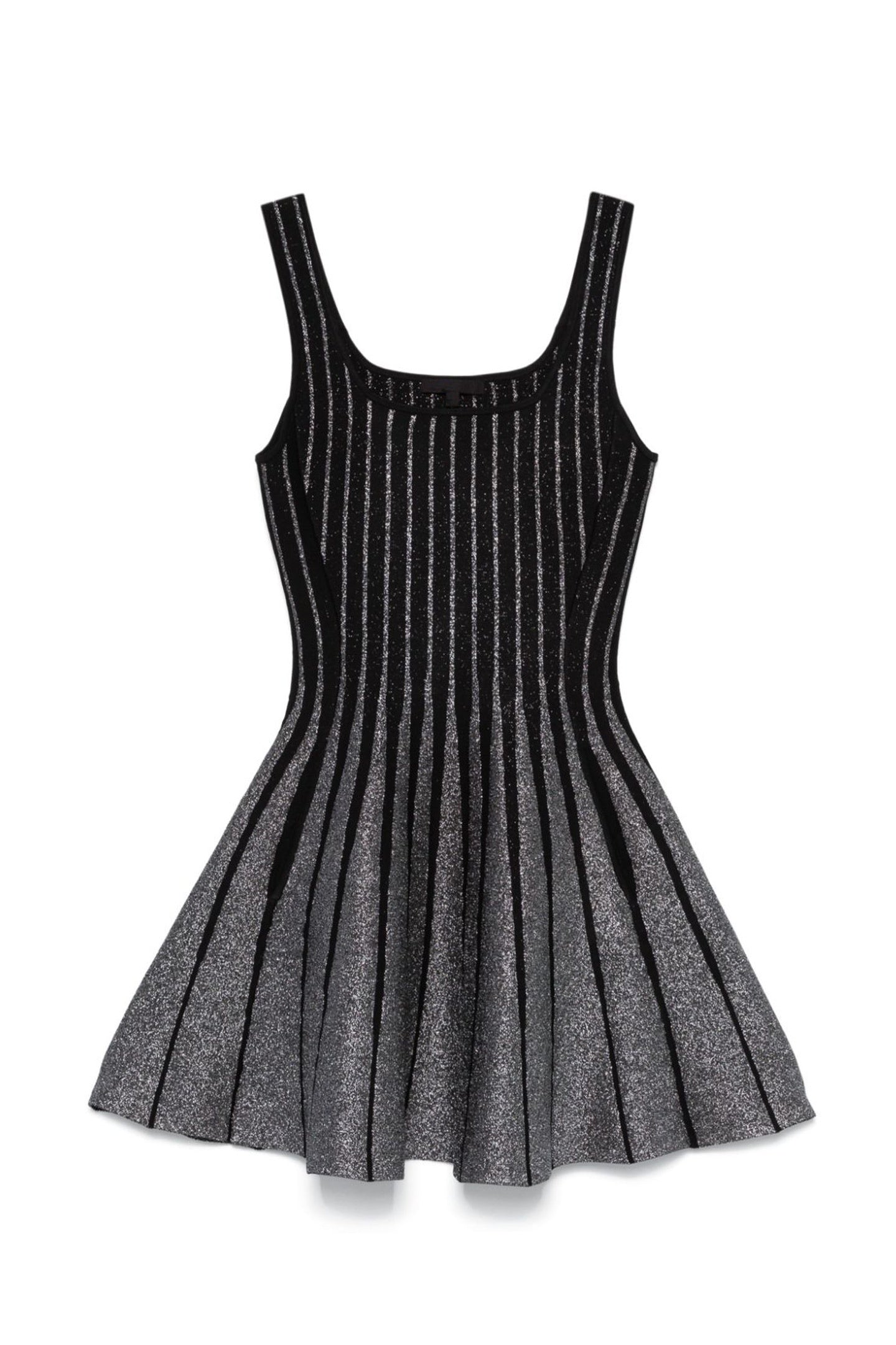 Arlene Square Neck Stripe Mini Dress