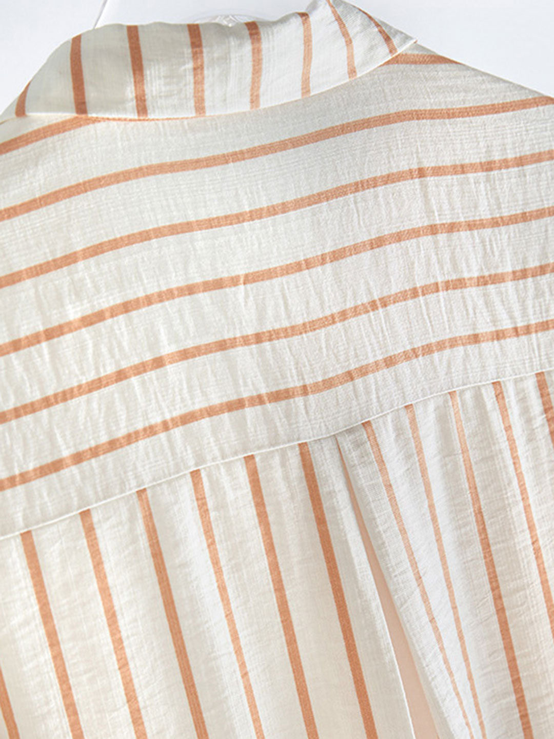 Camila Classic Striped Chiffon Shirt Top