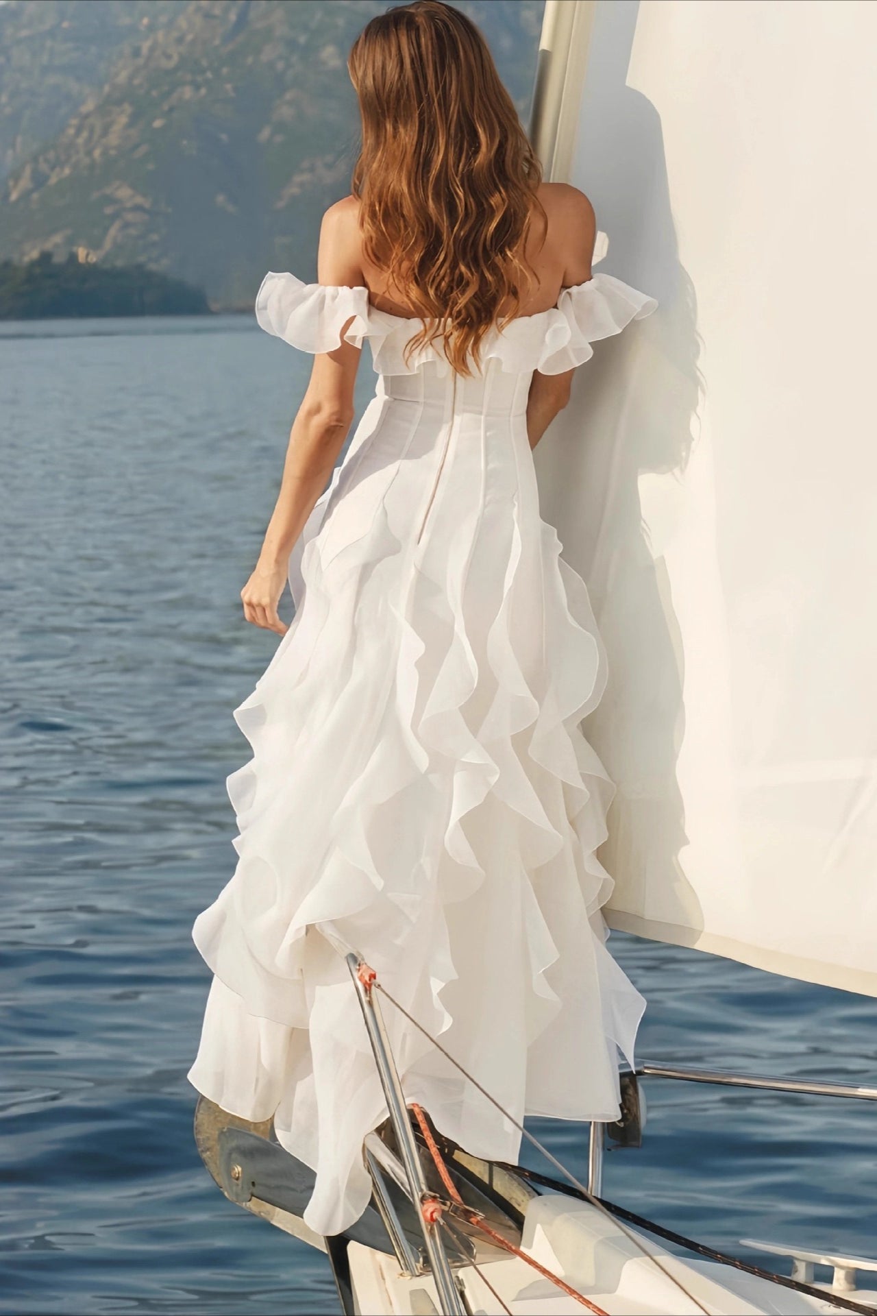 Elegant Party Off Shoulder Wedding Dress