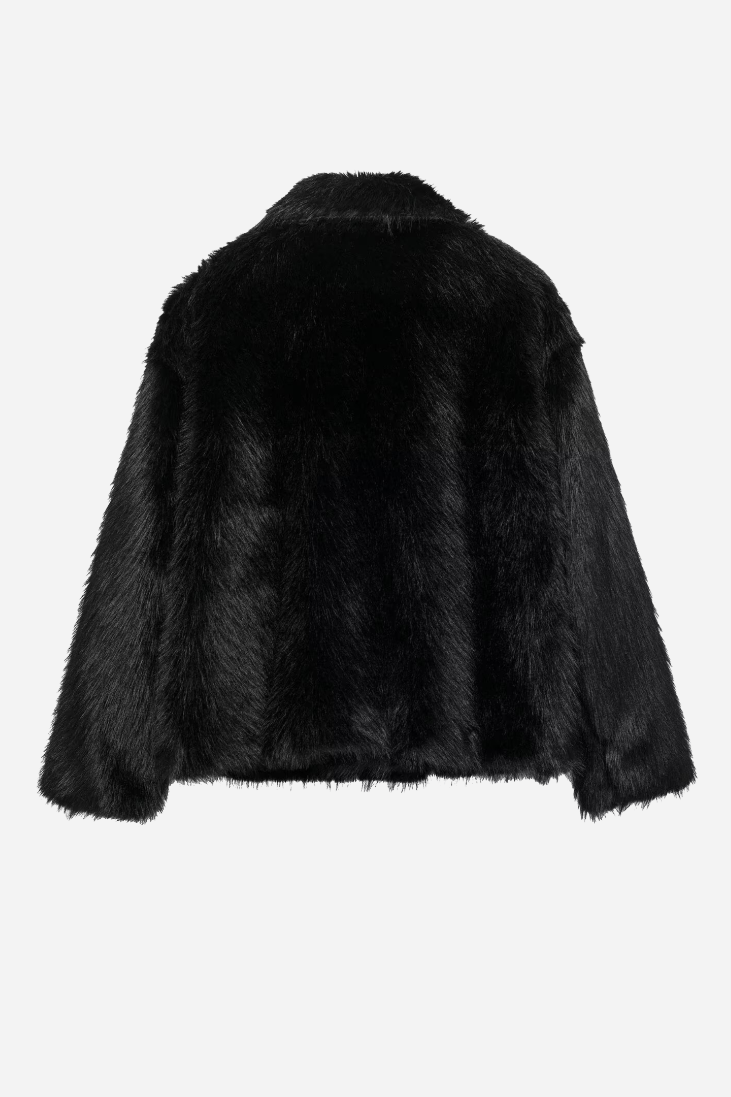 Candice Lapel Faux Fur Jacket