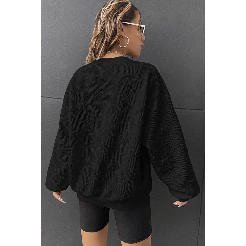 Starburst - Embossed Pullover Sweater