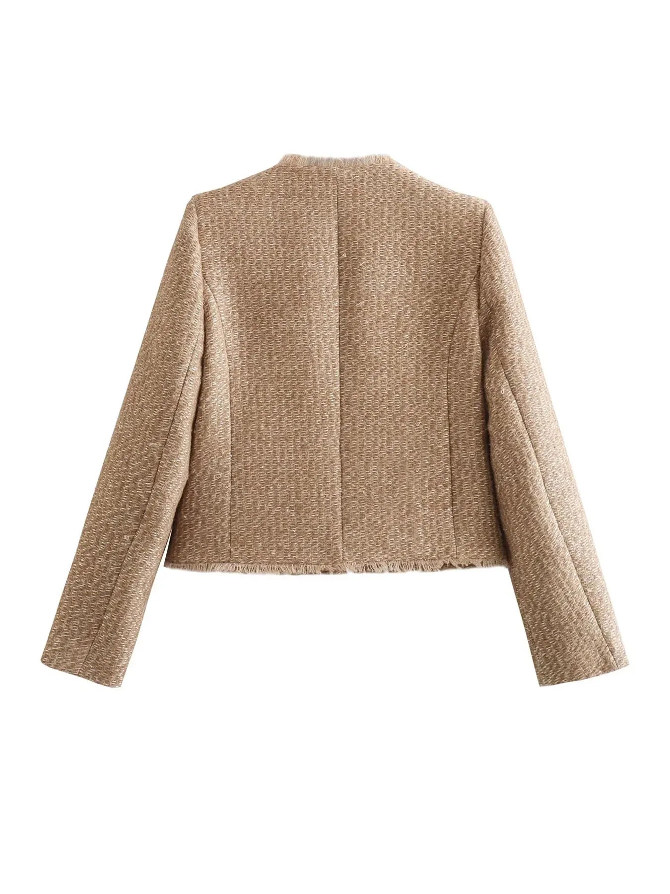 Elle芒鈥?| Tweed Jacket