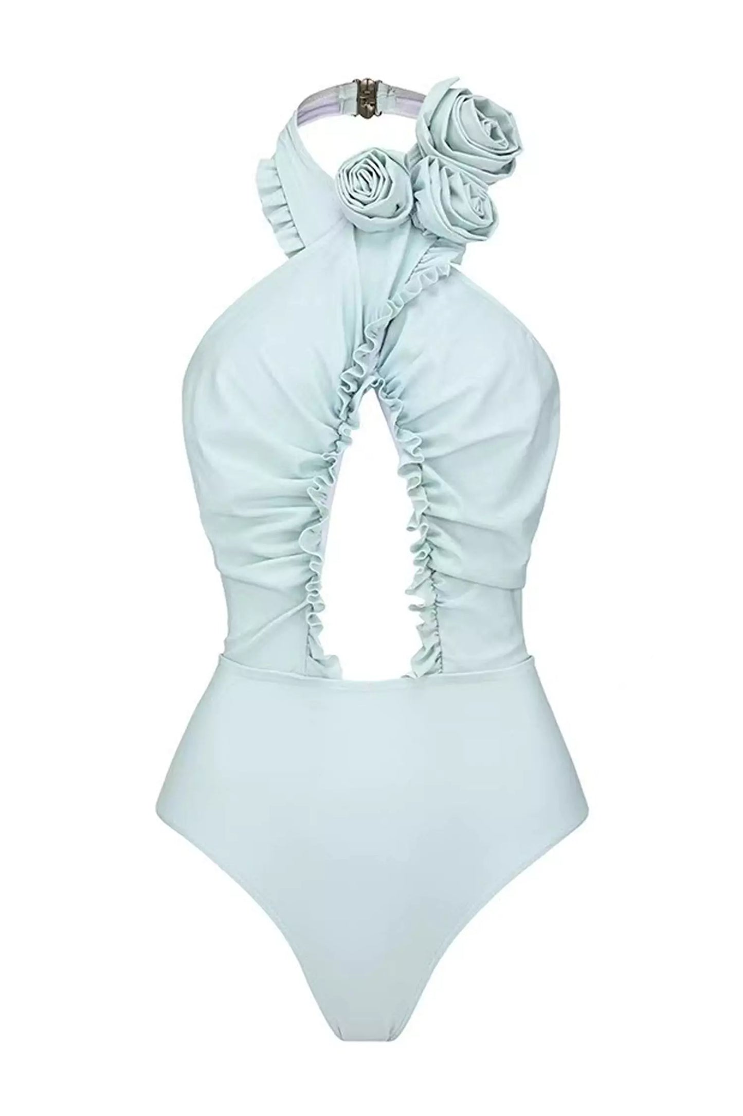 Dalia Blue Floral One Piece Swimwear