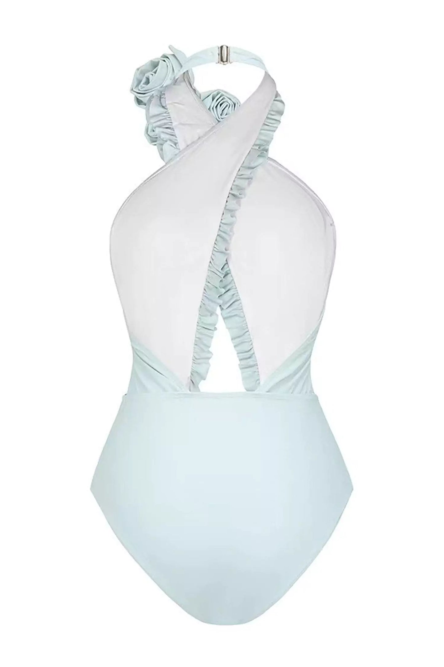 Dalia Blue Floral One Piece Swimwear