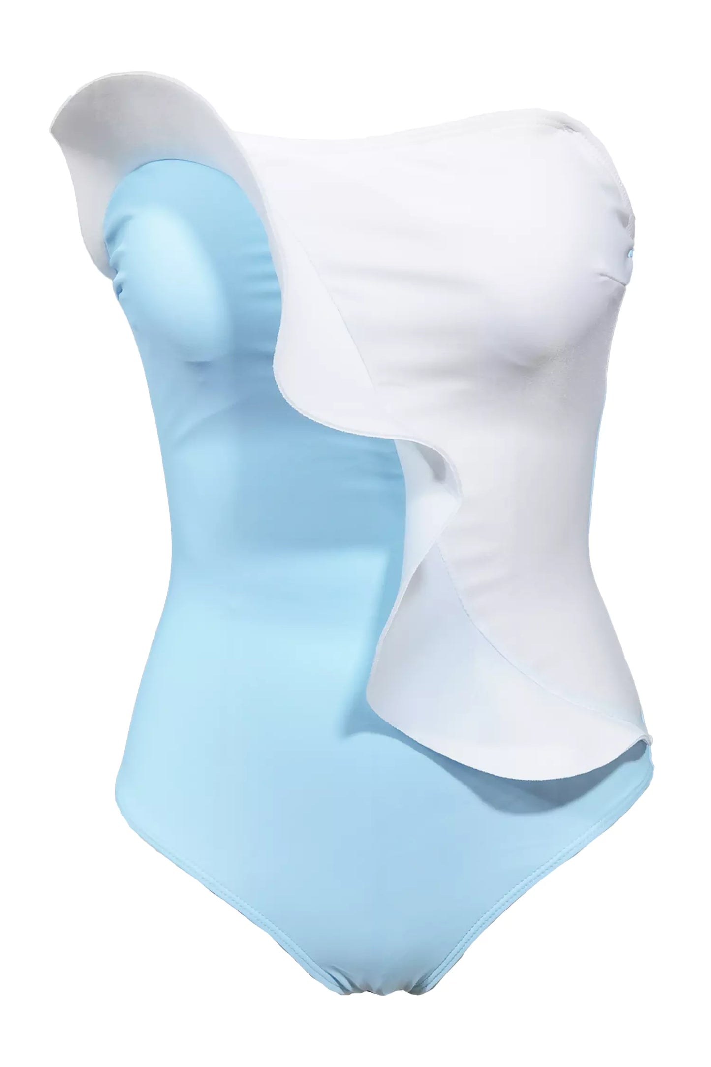 Nikki Blue Transparent Straps Swimwear
