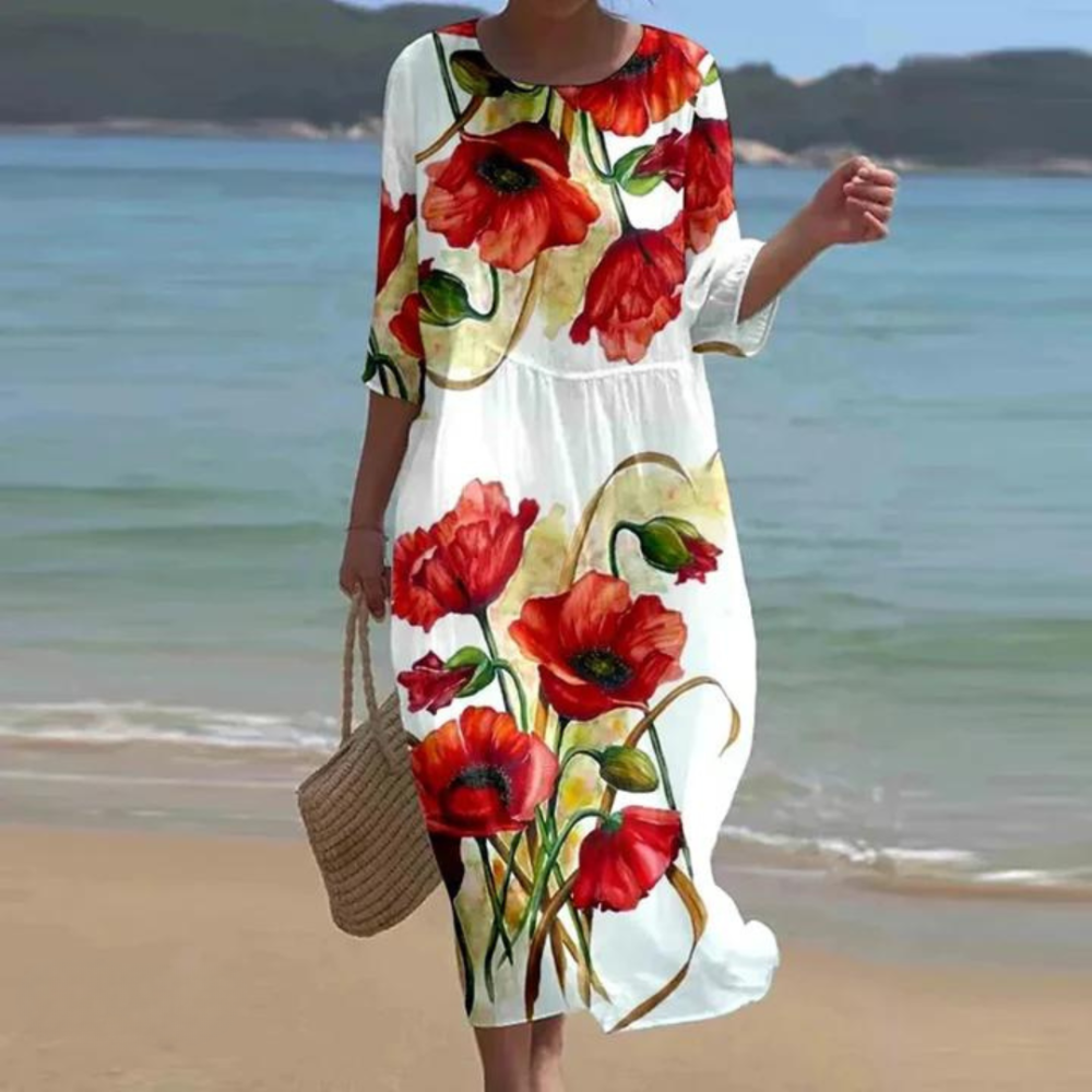 Vilma | Elegant dress that covers the stomach
