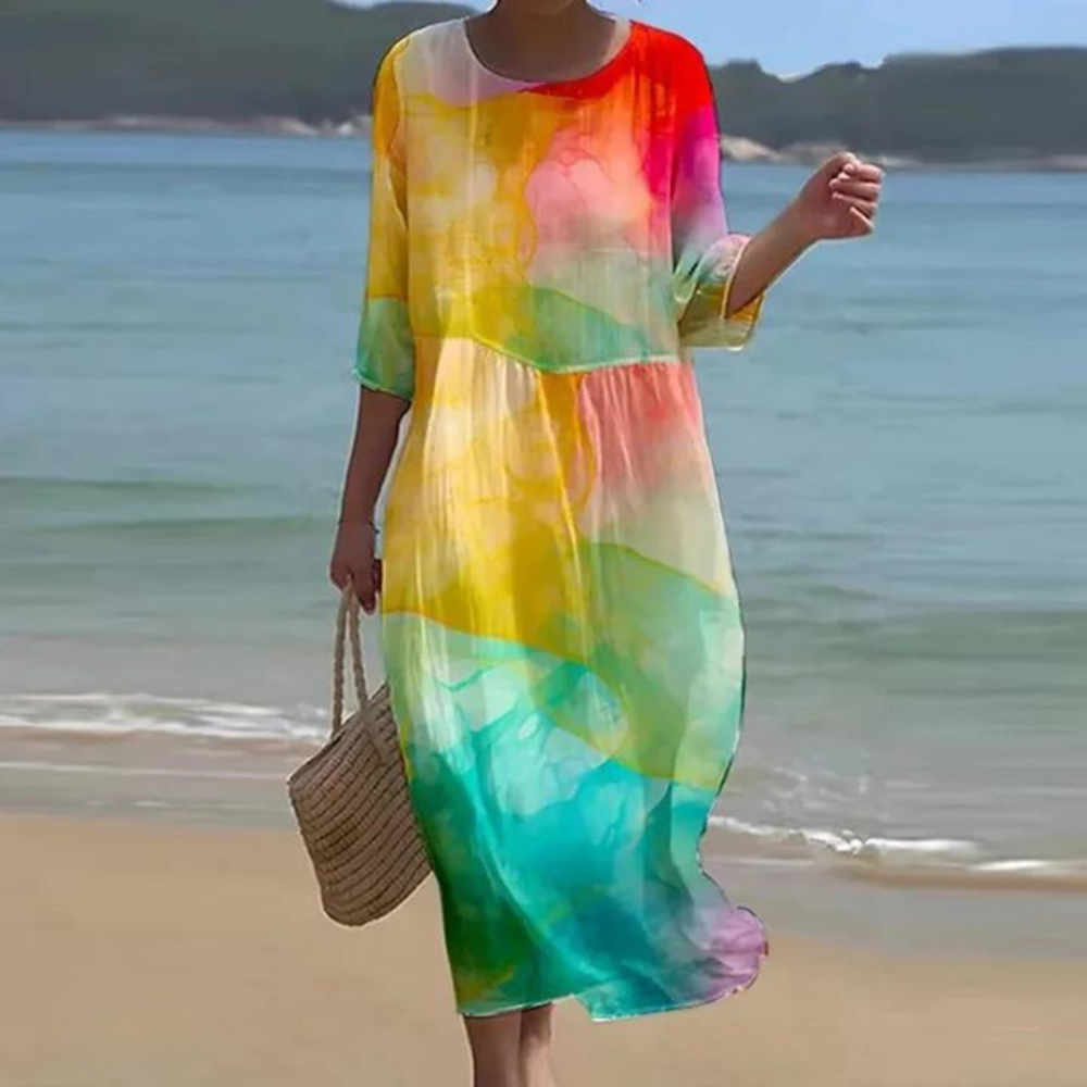Vilma | Elegant dress that covers the stomach