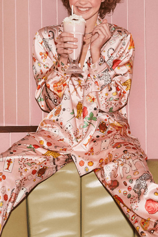 Luxury Mahjong Queen Pajama Set