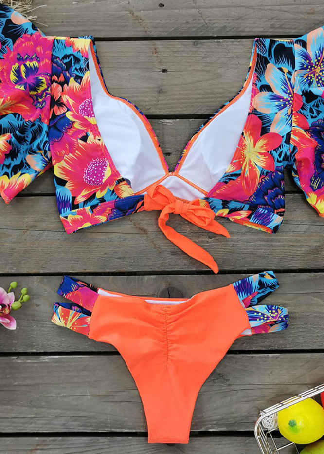 Vibrant Floral - Romy Bikini Set