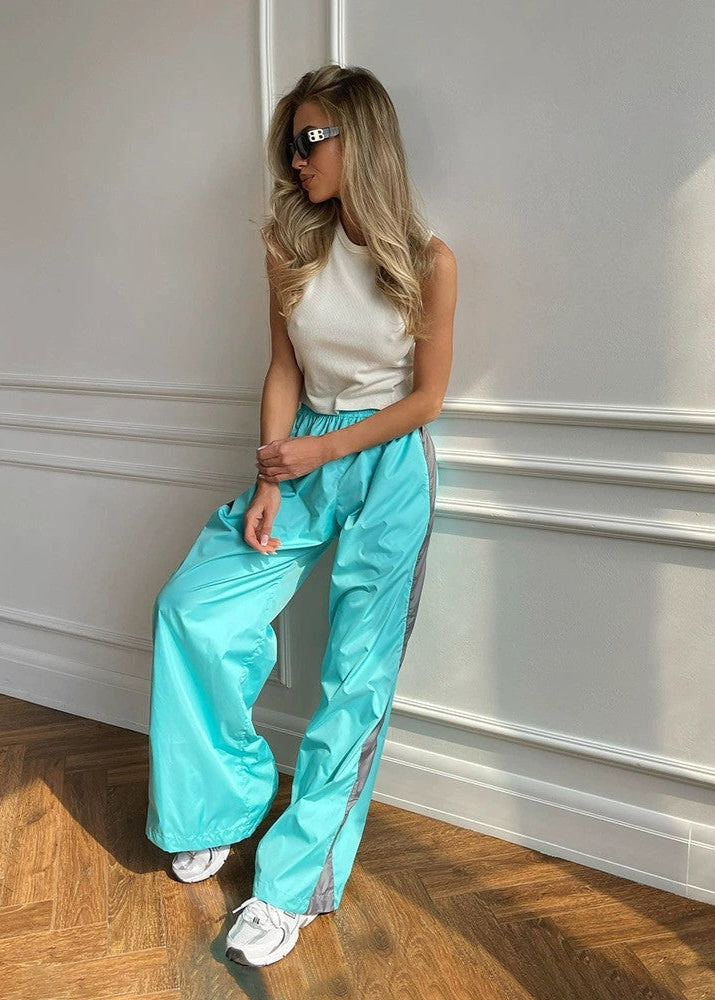 Skyline Velocity - Aqua & Gray Windbreaker Set