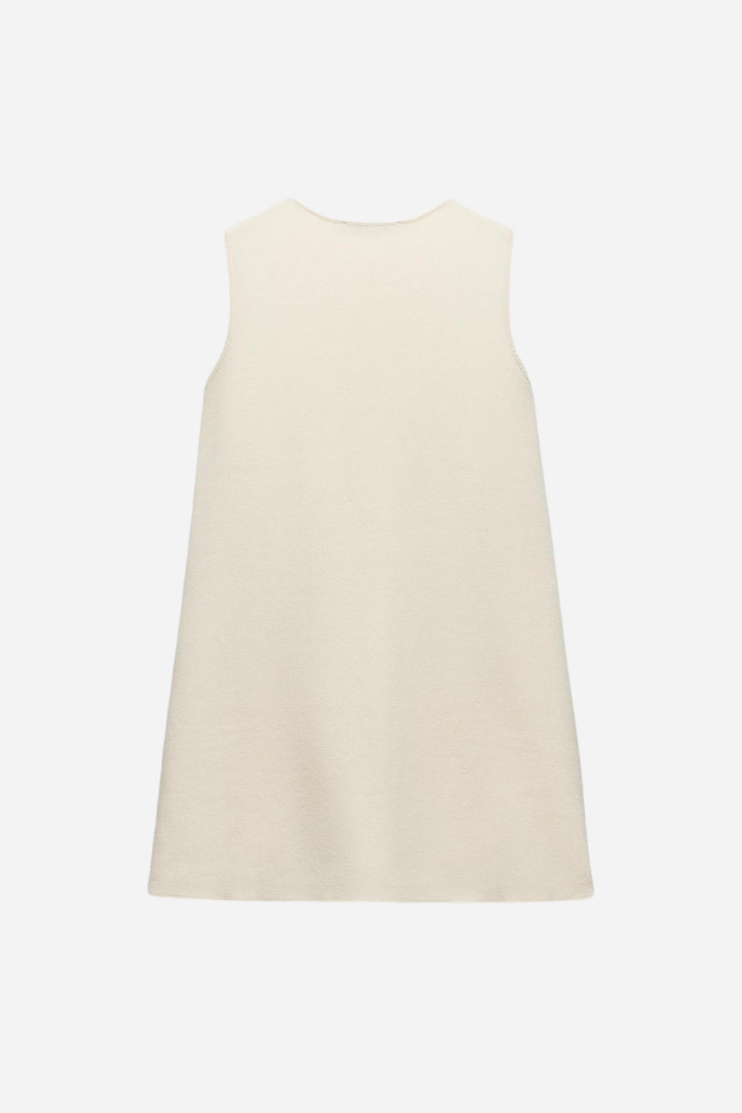 Round Neck Bow Knit Mini Dress