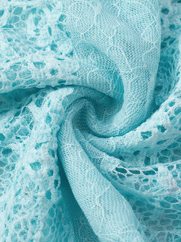 Blue Y2k V-Neck Pullover Tank Top