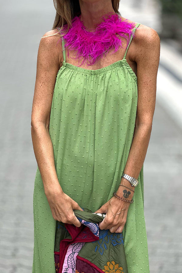 Green Strappy Sleeveless Jumpsuit