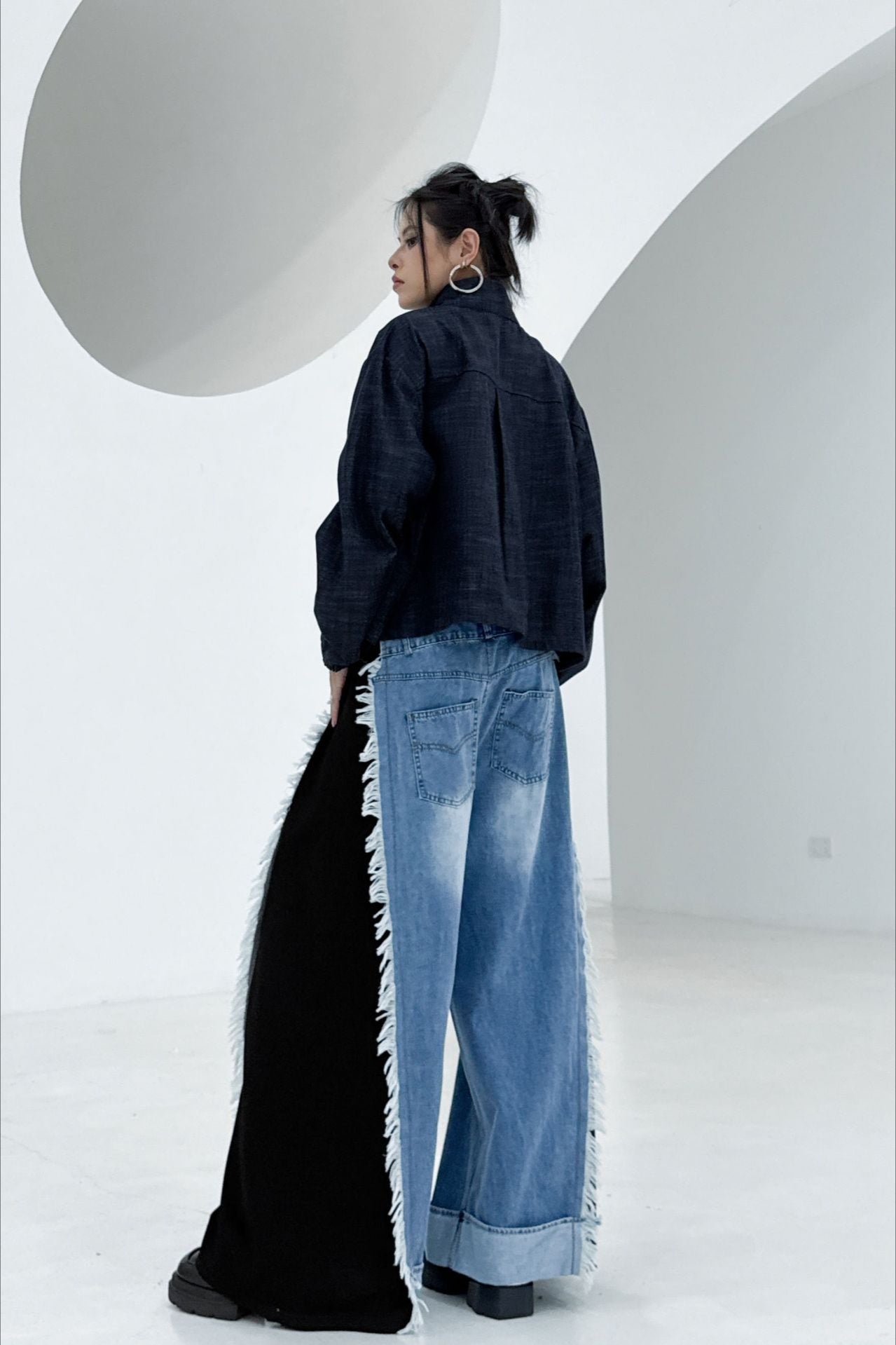 Denim Workwear Lapel Jacket