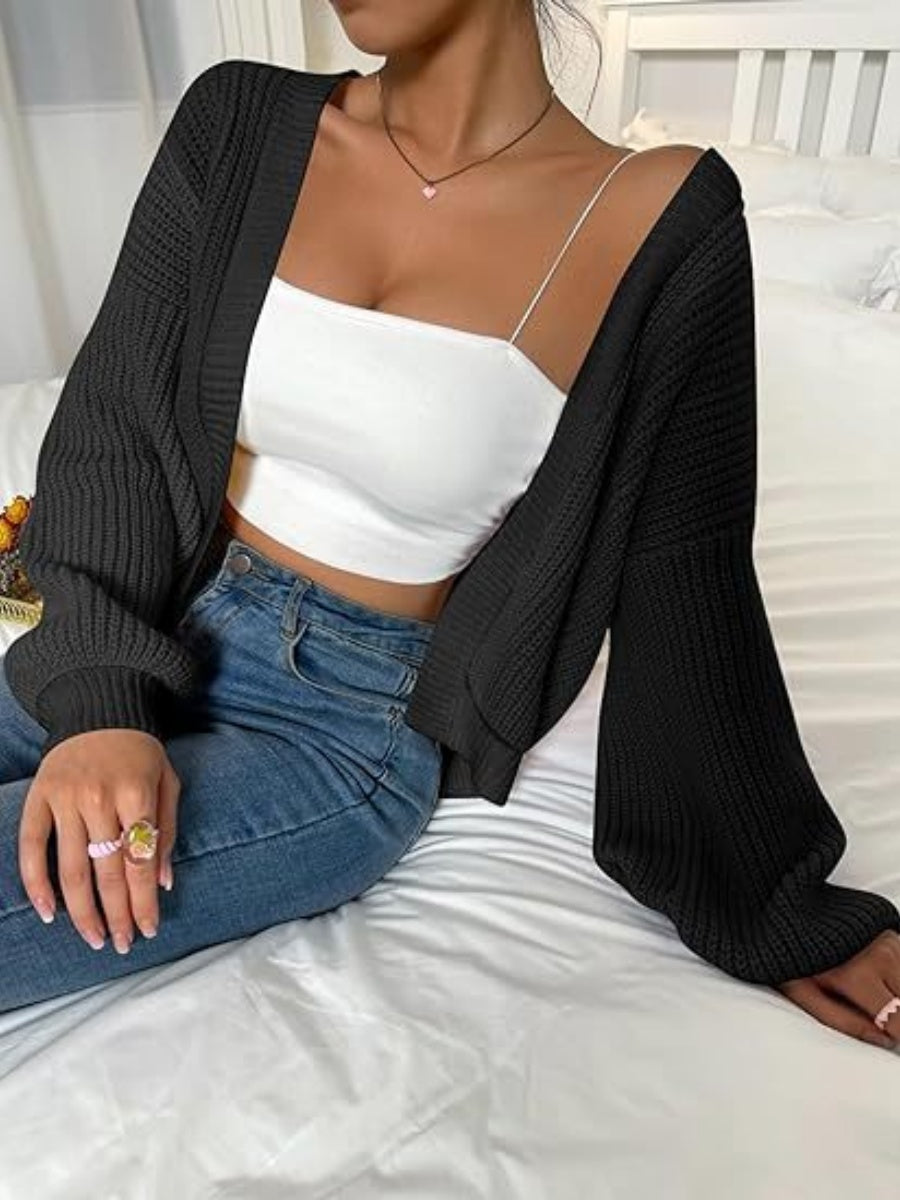 Color Color block matching Cardigans